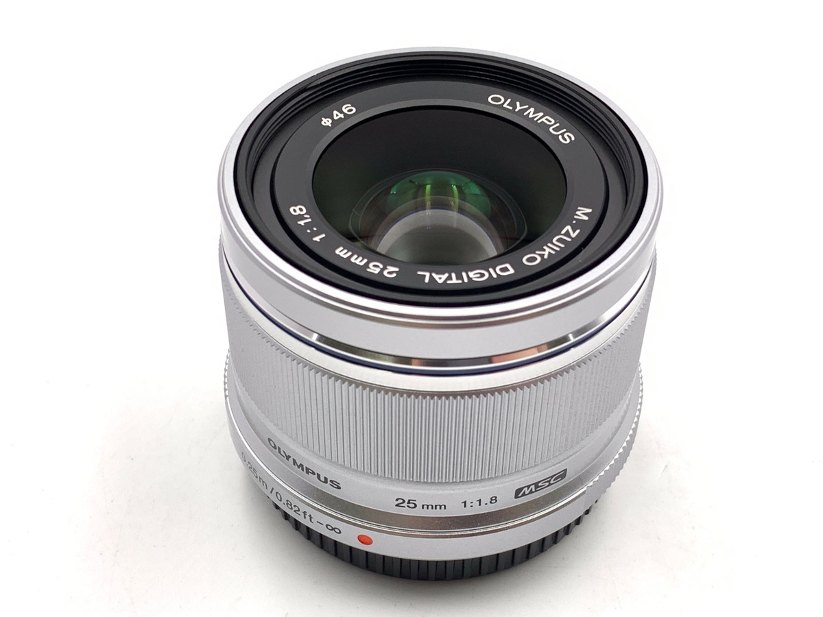 中古：B(並品)】オリンパス M.ZUIKO DIGITAL 25mm F1.8 シルバー
