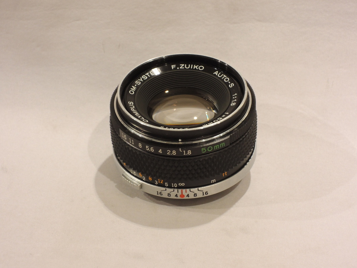 中古：C(やや難あり)】オリンパス F.ズイコー オート-S 50mm F1.8