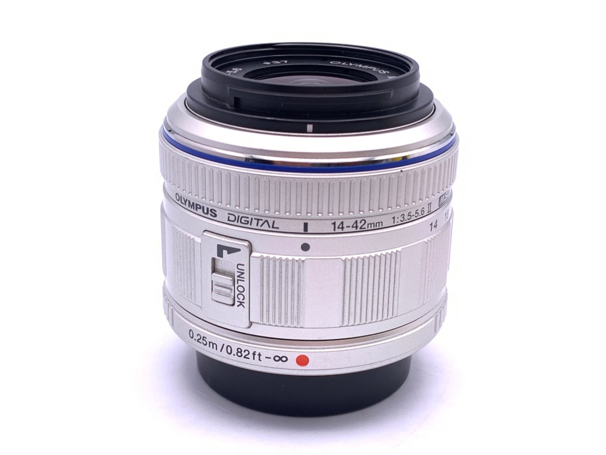中古】オリンパス M.ZUIKO DIGITAL 14-42mm F3.5-5.6 II シルバー 在庫