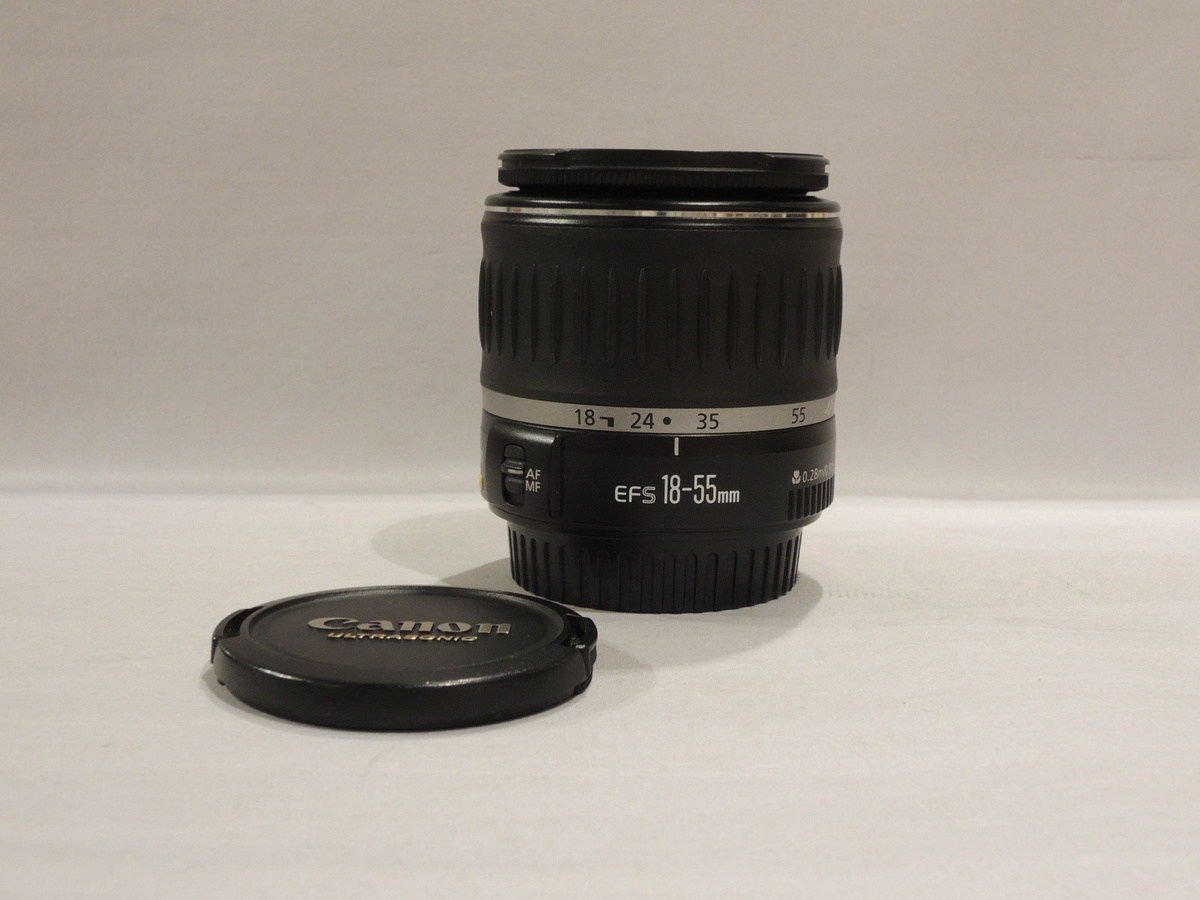 中古：C(やや難あり)】キヤノン EF-S 18-55/3.5-5.6 USM | 2445250060448