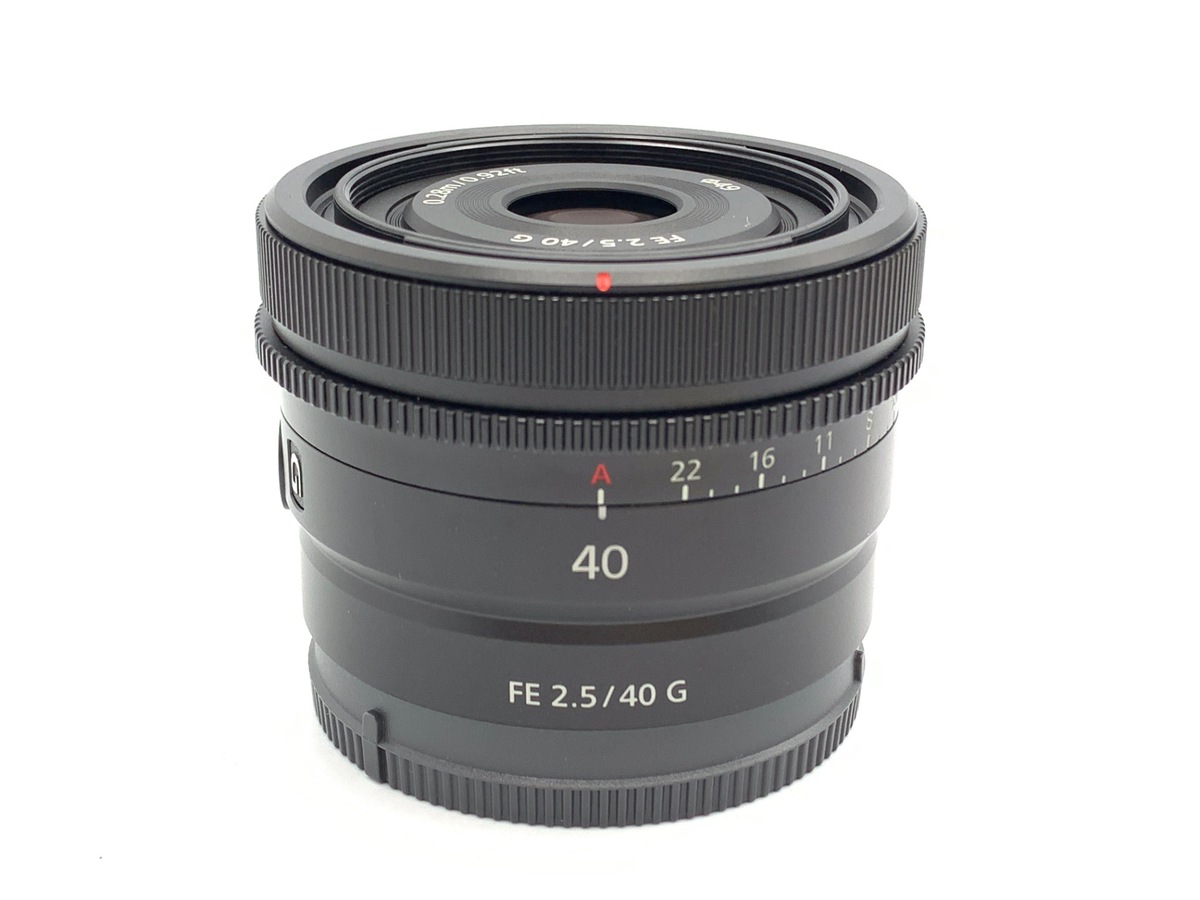 極美品 SONY FE 40mm F2.5 G SEL40F25G 中古：AB(良品)】ソニー FE 40mm F2.5 G [SEL40F25G] | 2445530026935