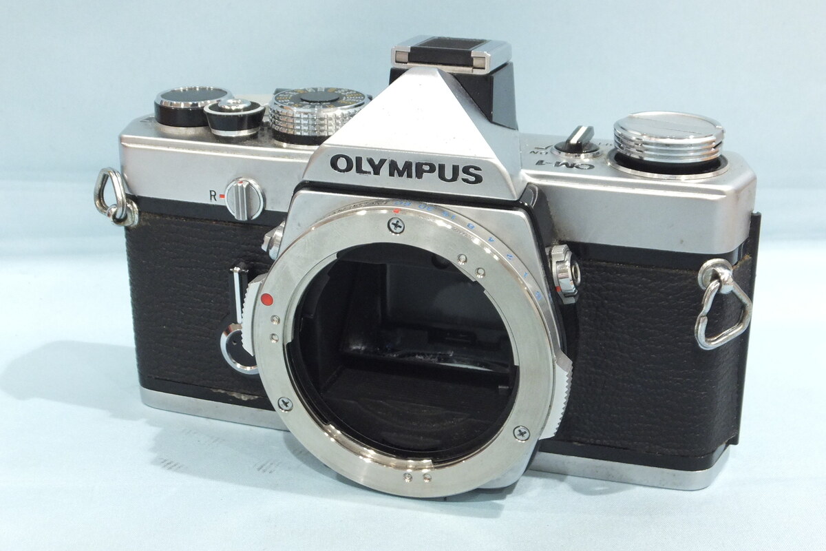 美品　OLYMPUS OM-1 シルバー ボディ Olympus OM-1 シルバーボディー 完動極美品