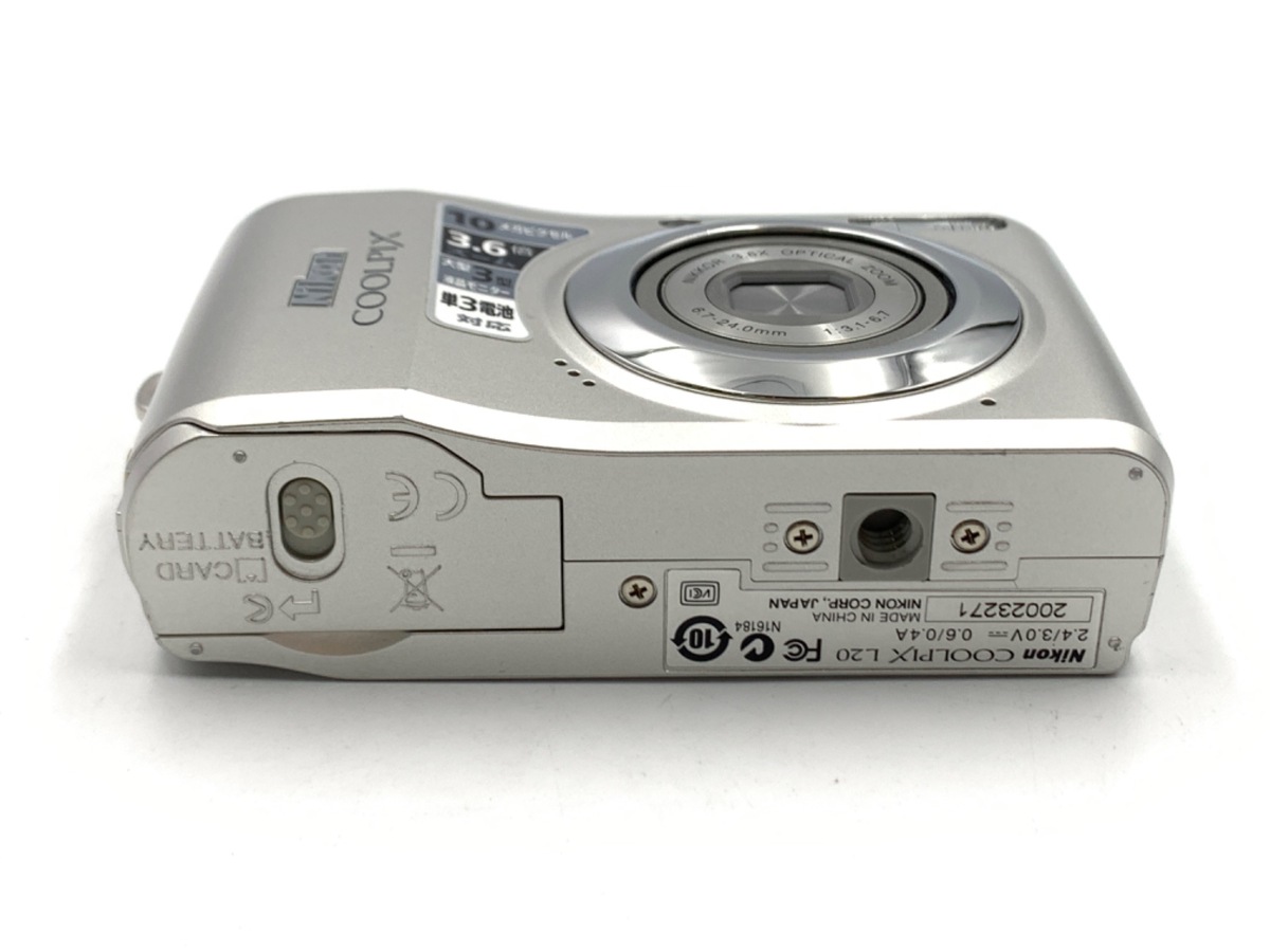 中古：AB(良品)】ニコン COOLPIX L20 シルバー | 2445260049822