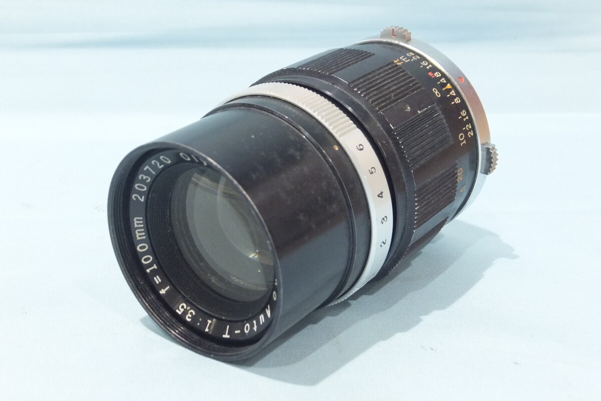 中古】オリンパス ペン用 EズイコーAuto-T 100mm F3.5｜｜カメラの