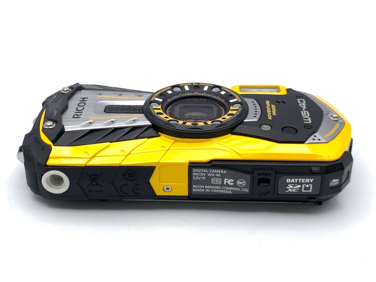 RICOH 防水デジタルカメラ RICOH WG-40 イエロー 防水耐ショック