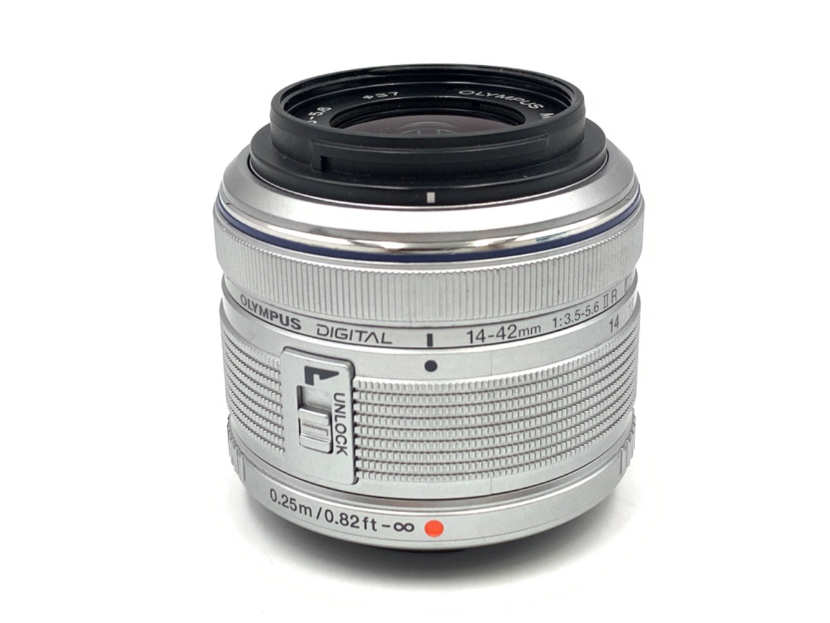 【中古】オリンパス M.ZUIKO DIGITAL 14-42mm F3.5-5.6 II R シルバー