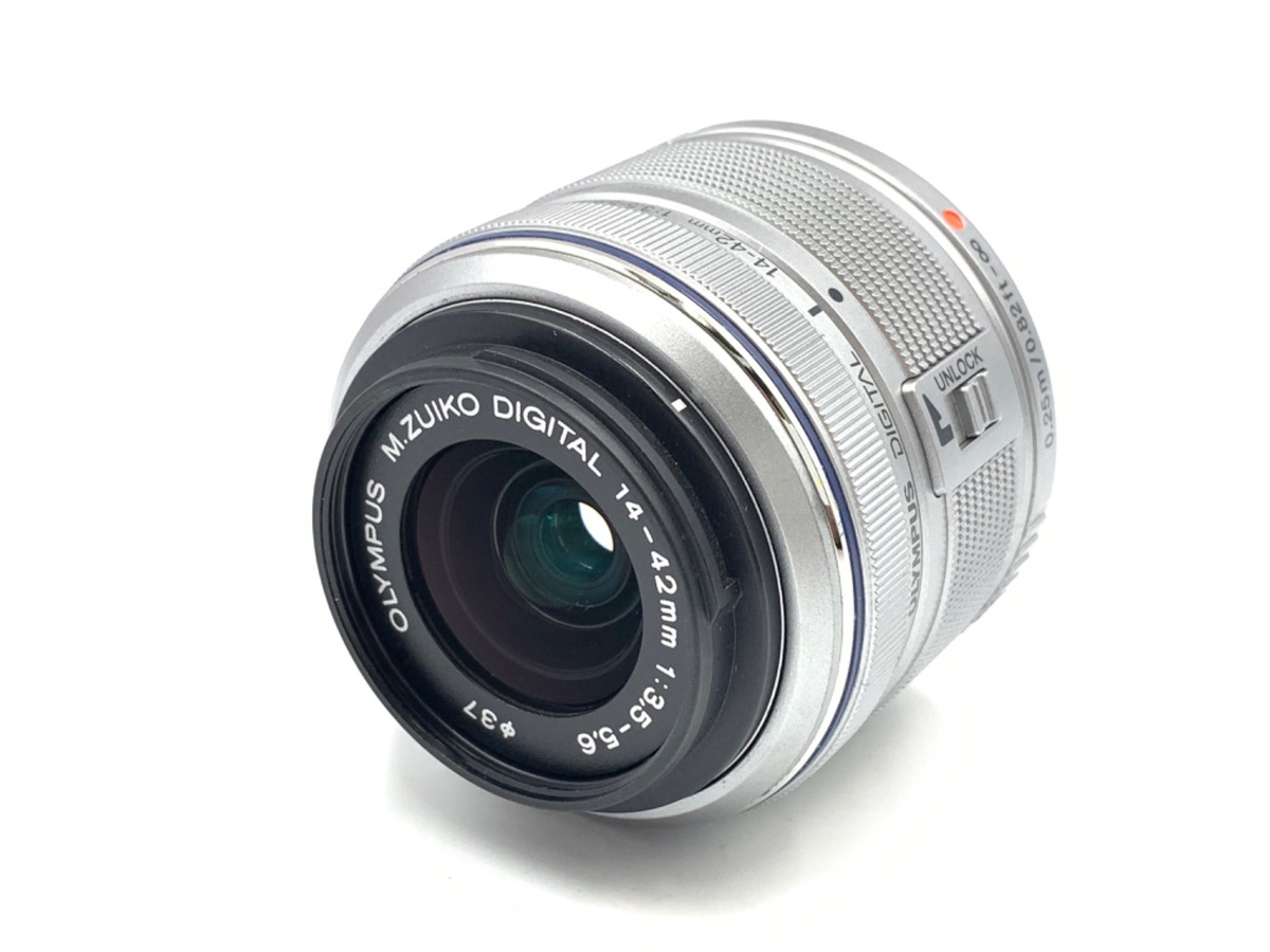 【中古】オリンパス M.ZUIKO DIGITAL 14-42mm F3.5-5.6 II R シルバー