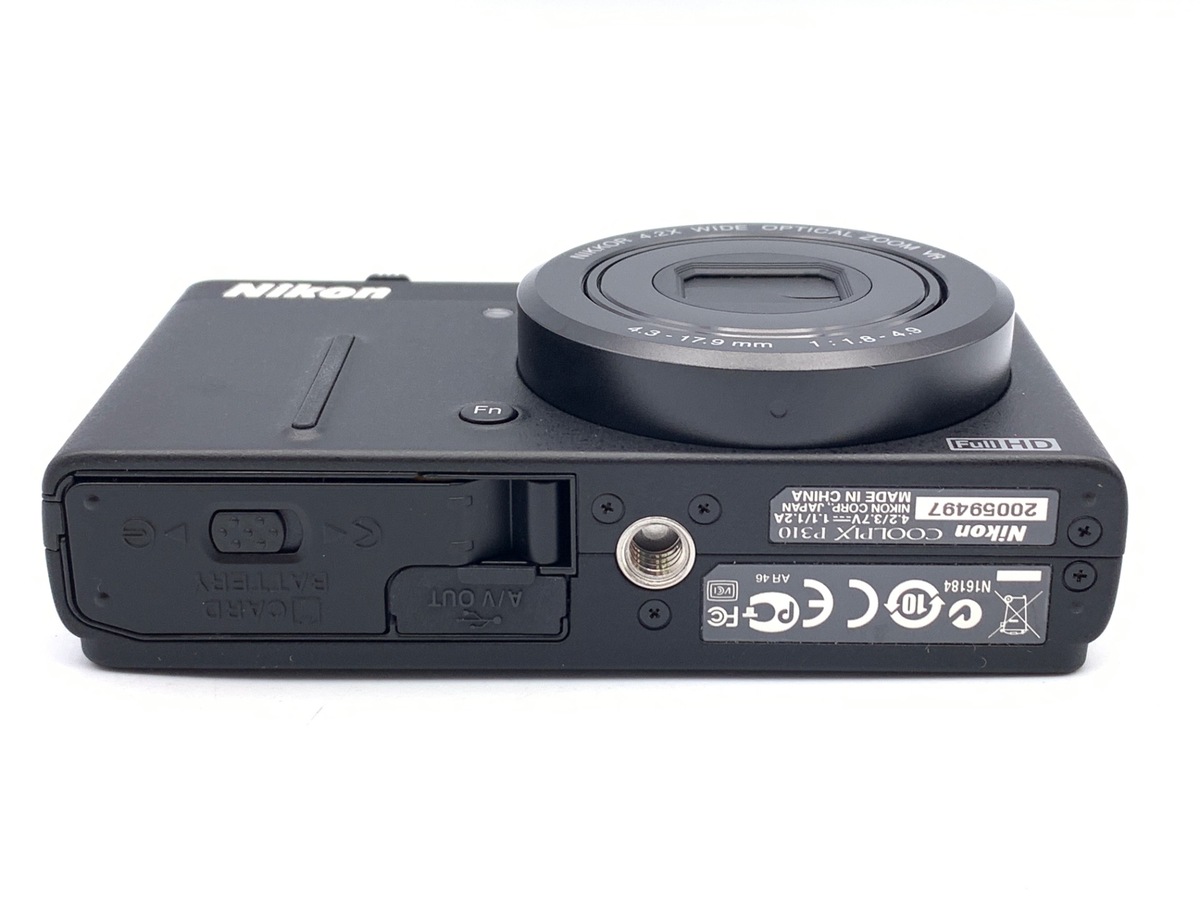 NIKON COOLPIX P310 オールドコンデジ ブラック（ジャンク） ジャンク】 Nikon ニコン COOLPIX P310 ブラック コンパクトデジタル