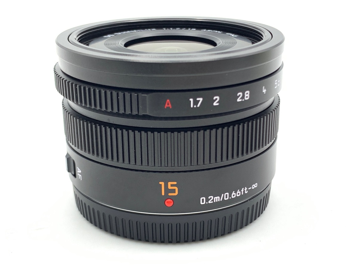 中古】パナソニック LEICA DG SUMMILUX 15mm/F1.7 ASPH. [H-X015