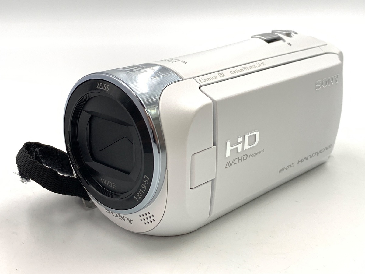 中古】ソニー デジタルHDビデオカメラレコーダー HDR-CX470 W ホワイト