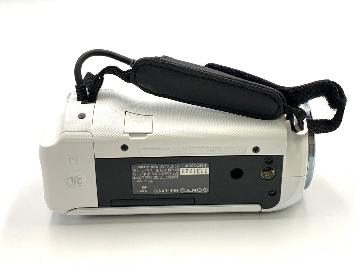 中古】ソニー デジタルHDビデオカメラレコーダー HDR-CX470 W ホワイト