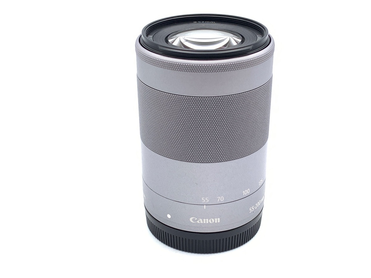 中古：B(並品)】キヤノン EF-M55-200mm F4.5-6.3 IS STM シルバー 