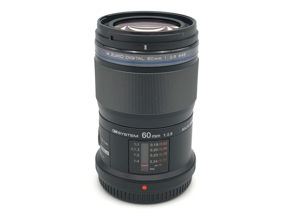 中古：A(美品)】OM SYSTEM M.ZUIKO DIGITAL ED 60mm F2.8 Macro