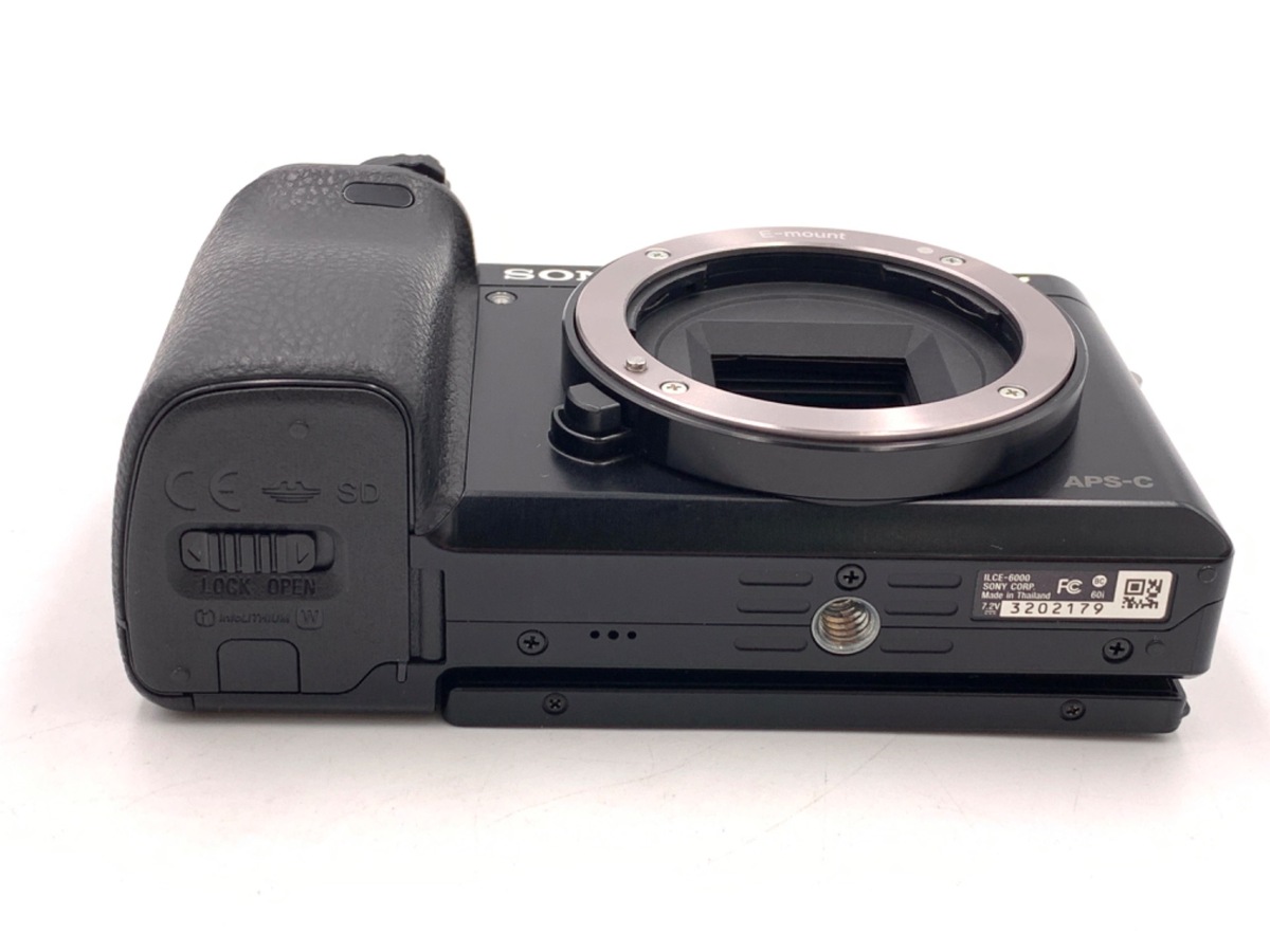 【SONY】 α6000 ブラック ボディ＆バッテリー ILCE-6000 α（ソニー） ソニー SONY α6000 ILCE-6000 ダブルレンズセット