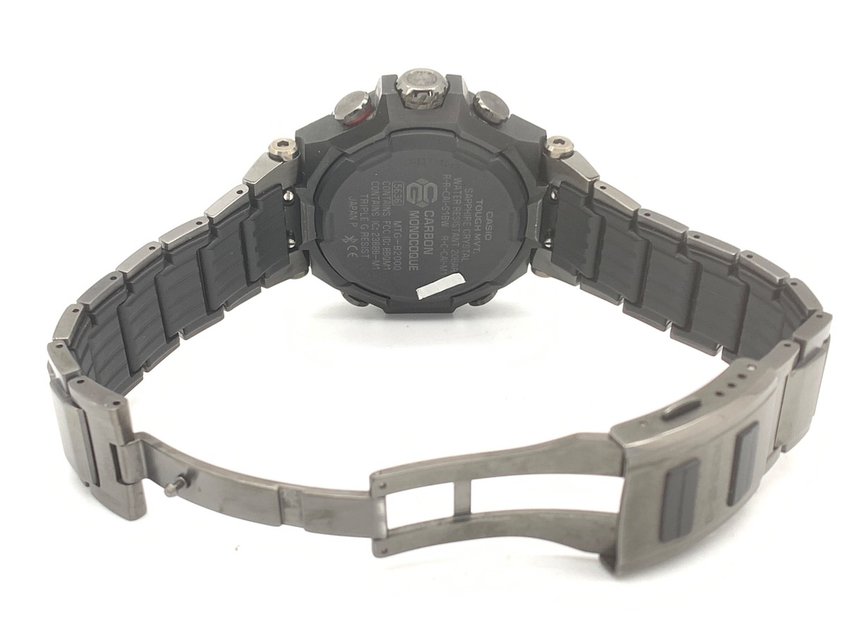 カシオ G-SHOCK MT-G ブラック MTG-B2000BDE-1AJR ステンレススティール