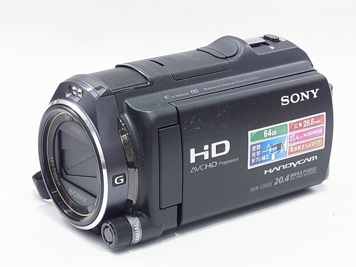 SONY ソニー HDR-CX630 ブラック 動作OK 即購入可 SONY ソニー HDR-CX630 ブラック 動作OK 1週間保証 /1199 - メルカリ