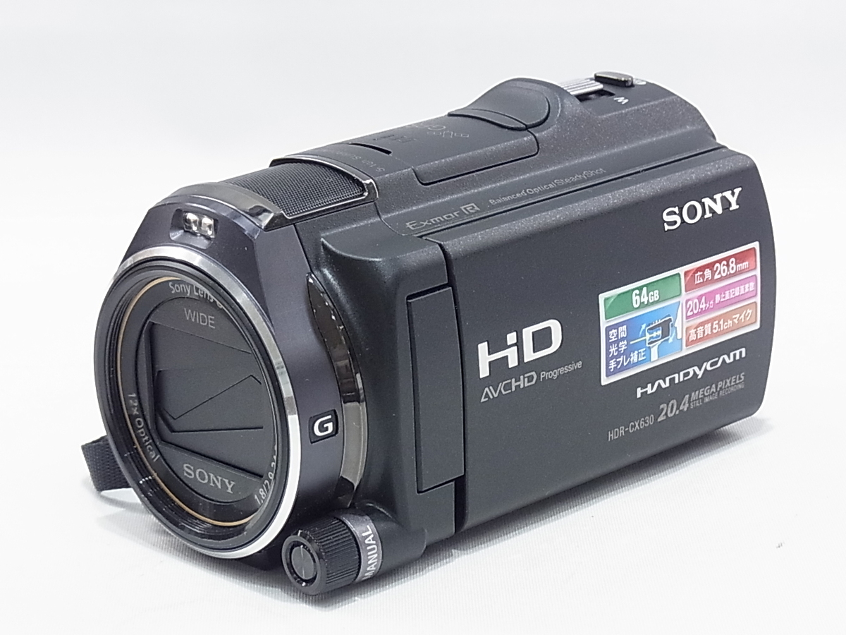 SONY - ソニー　デジタルビデオカメラ　ハンディカム　HDR-CX630V HDR-CX630V | デジタルビデオカメラ Handycam ハンディカム | ソニー