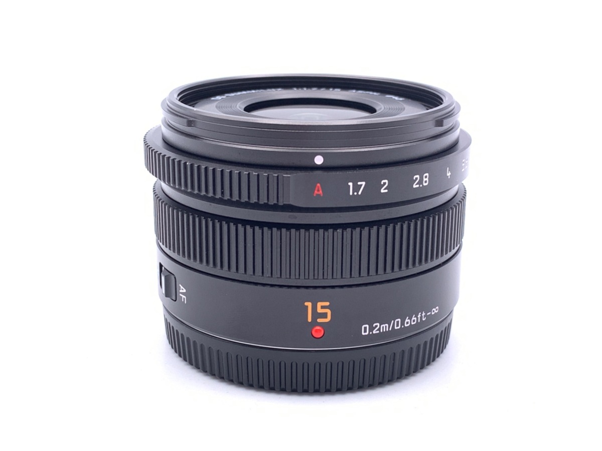 パナソニック LEICA DG SUMMILUX 15mm/F1.7 ASPH. [H-X015] ブラック
