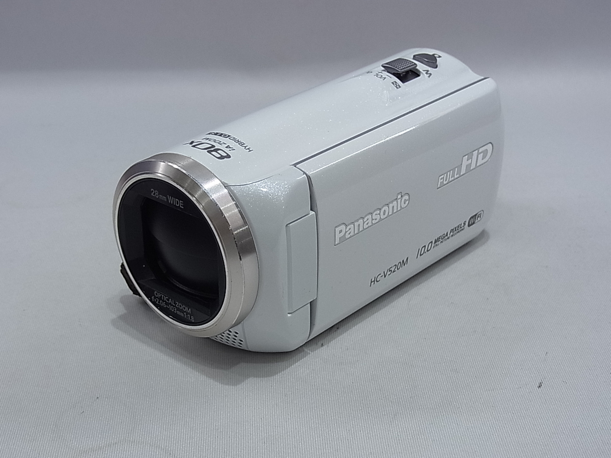 中古：AB(良品)】パナソニック HC-V520M-W ホワイト | 2445300049621