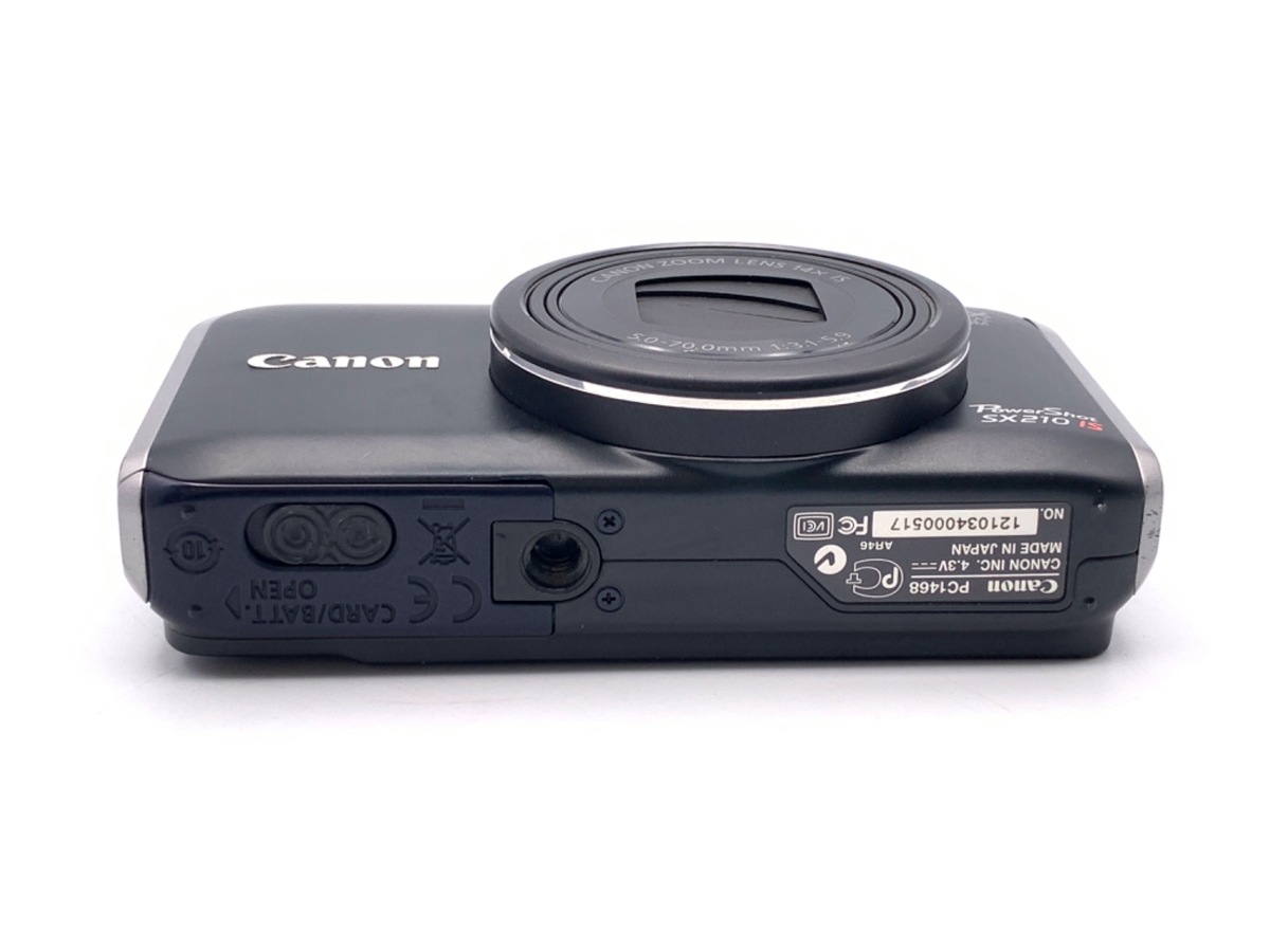 中古：B(並品)】キヤノン PowerShot SX210 IS ブラック | 2445300051181