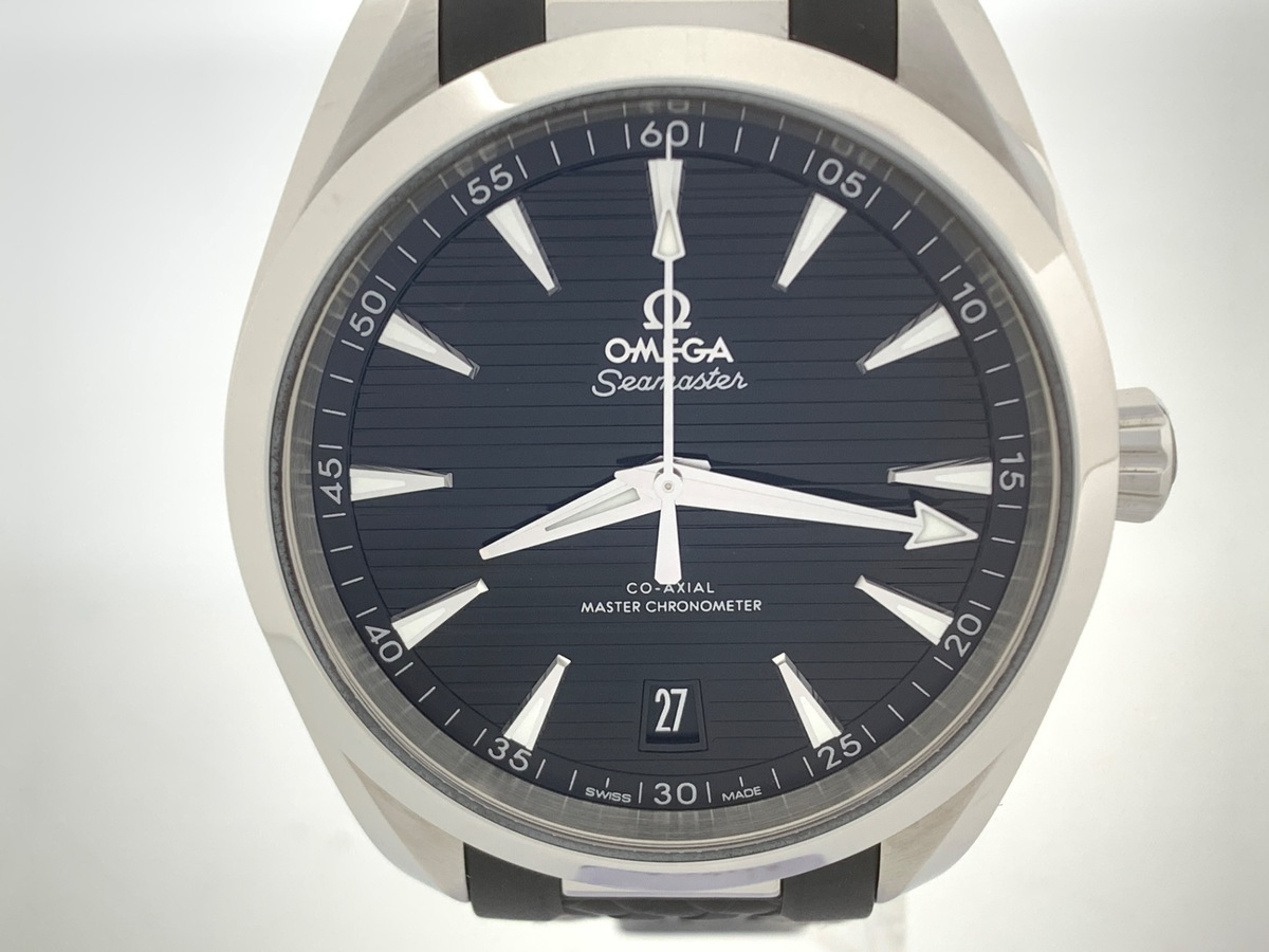 中古：A(美品)】オメガ(OMEGA) シーマスター アクアテラ ブラック 