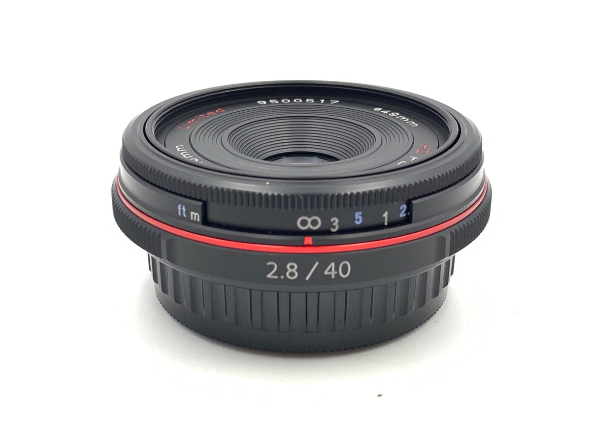 中古】ペンタックス HD PENTAX-DA 40mm F2.8 Limited ブラック 在庫