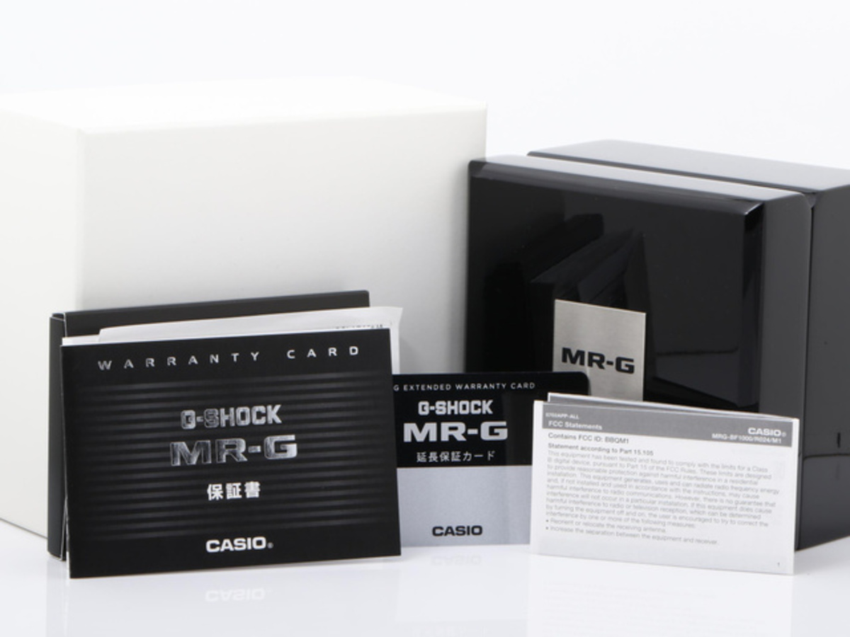 カシオ G-SHOCK MR-G ブラック MRG-BF1000R-1AJR チタン