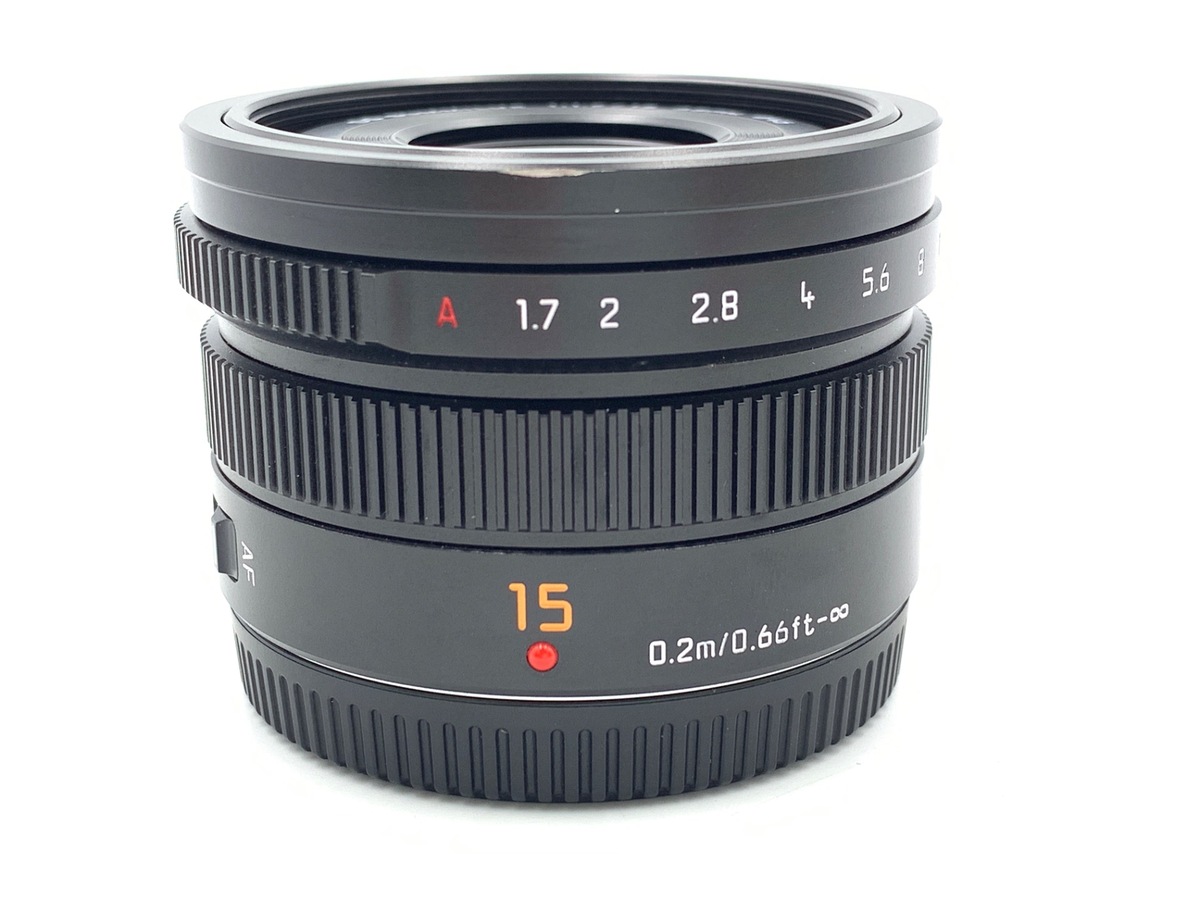 中古】パナソニック LEICA DG SUMMILUX 15mm/F1.7 ASPH. [H-X015