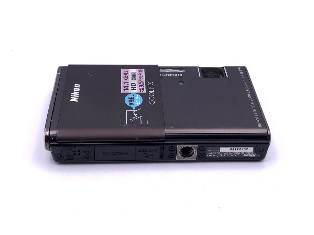 中古：B(並品)】ニコン COOLPIX S80 プラウドブラック | 2445310054059