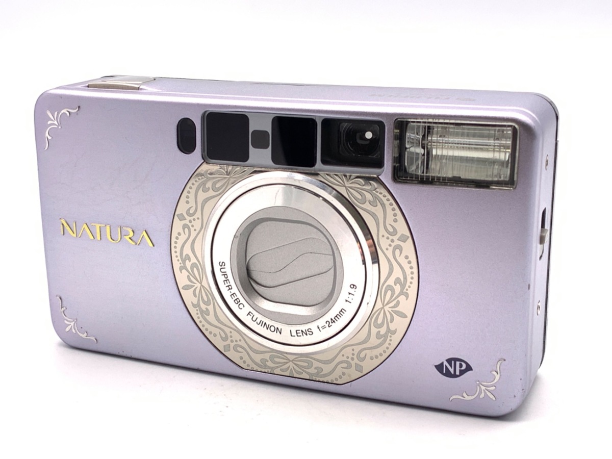 富士フィルム NATURA S フィルムカメラ 24mm f1.9 CR2充電池 富士
