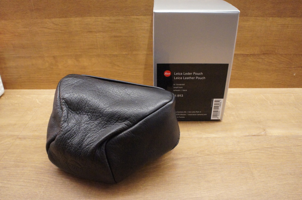 中古：B(並品)】ライカ M10用 レザーポーチ ブラック ショート