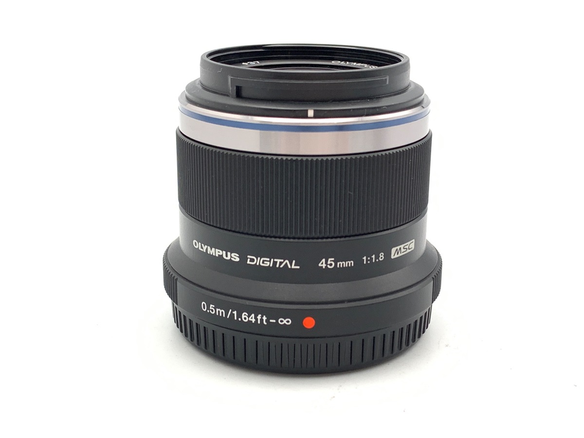 中古：B(並品)】オリンパス M.ZUIKO DIGITAL 45mm F1.8 ブラック