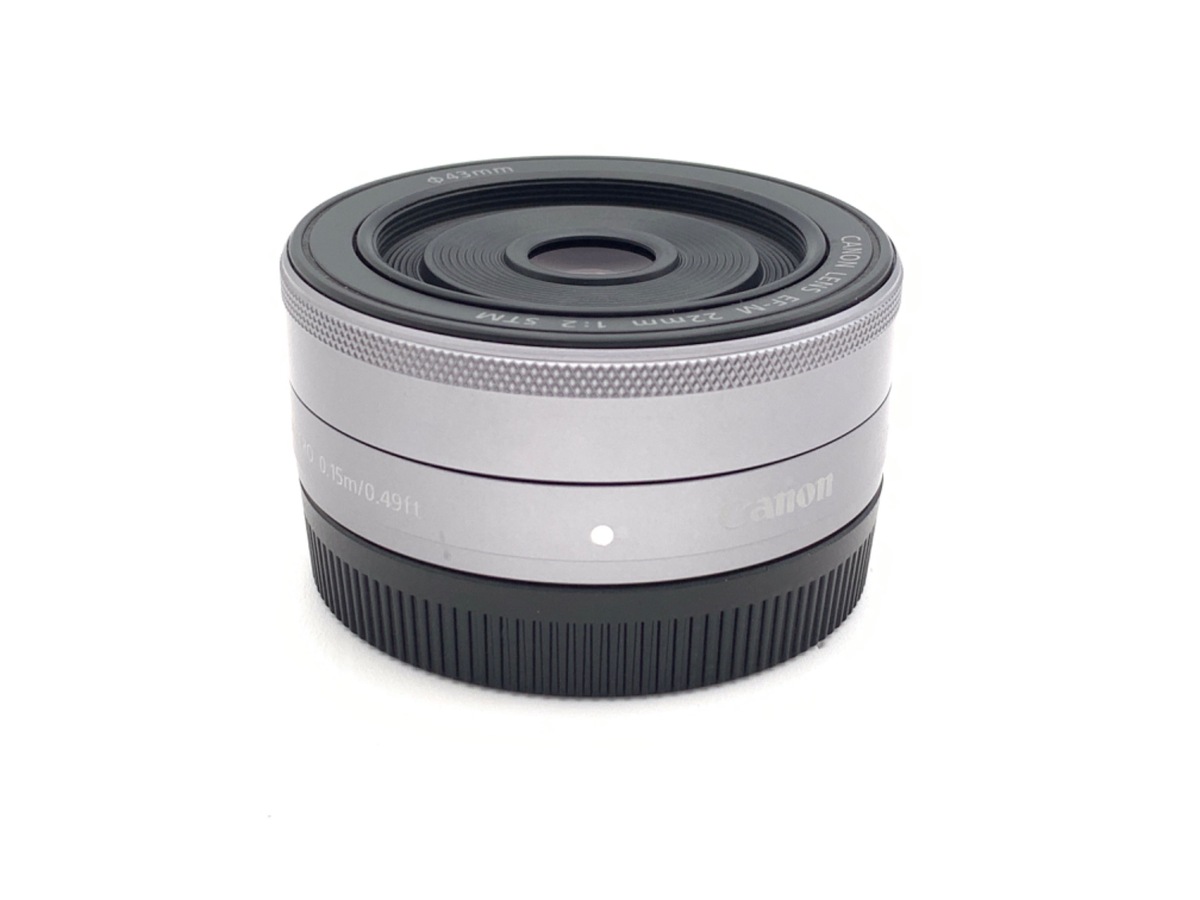 中古：AB(良品)】キヤノン EF-M22mm F2 STM シルバー | 2445310092037