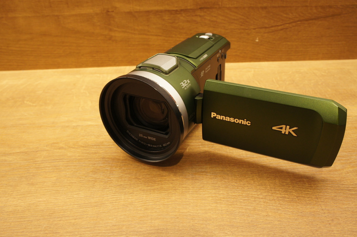 パナソニック 4Kビデオカメラ 64GB HC-VX2M フォレストカーキ B#7130