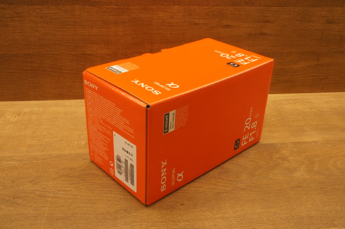 【ほぼ新品】SONY FE 20mm F1.8 G 付属品／箱有り 価格.com - FE 20mm F1.8 G SEL20F18G 中古価格比較
