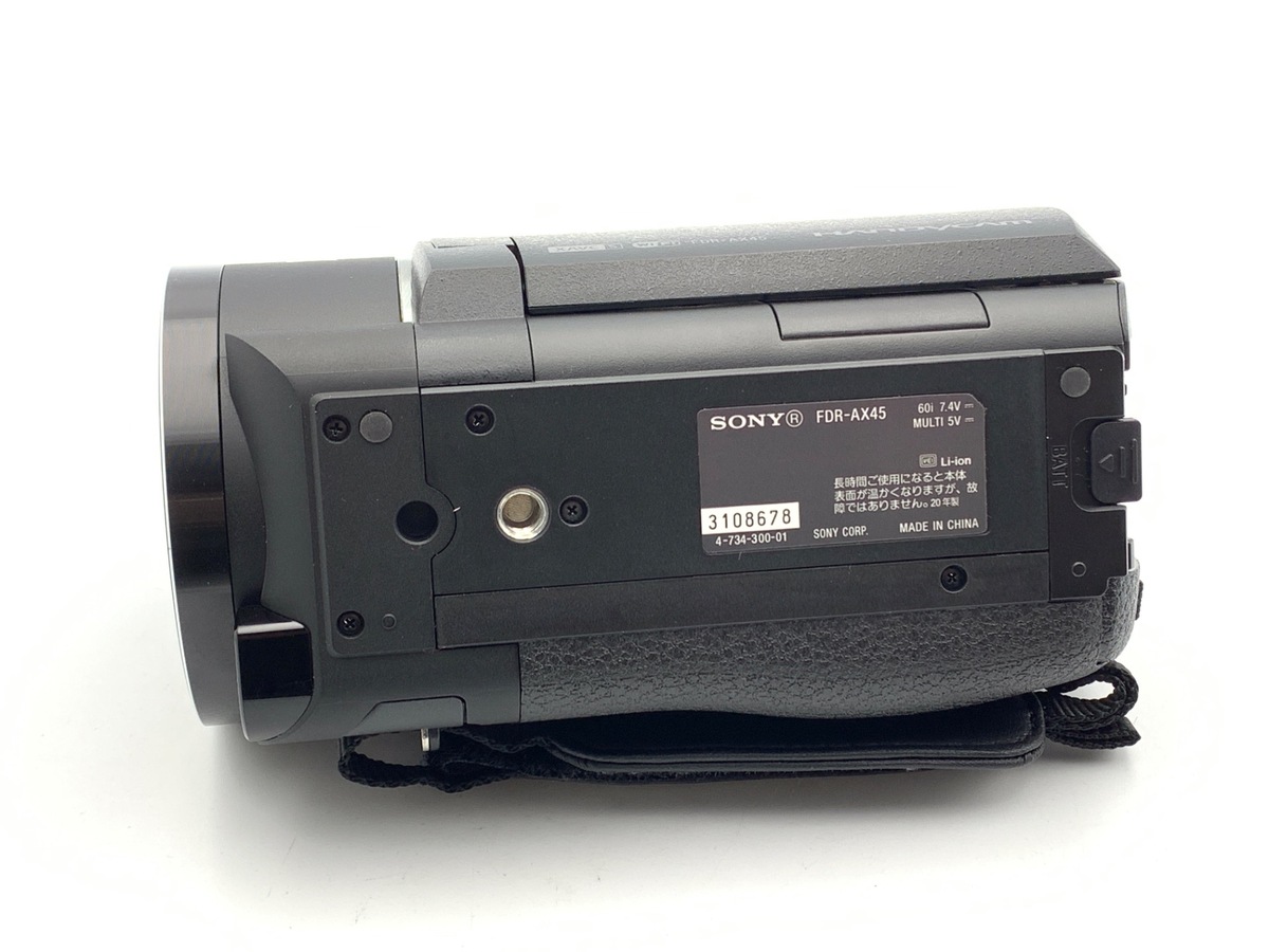 中古：AB(良品)】ソニー デジタル4Kビデオカメラレコーダー FDR-AX45 B