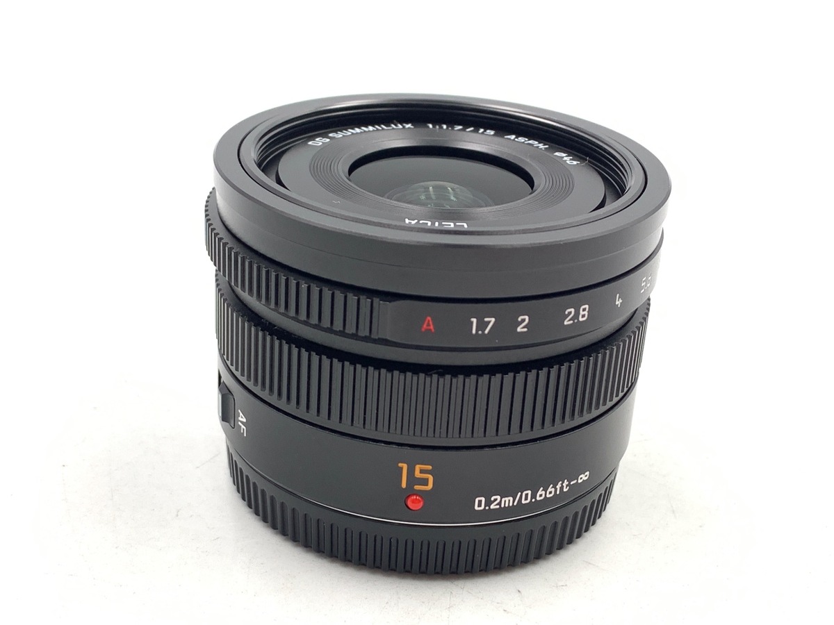 LEICA DG SUMMILUX 15mm/F1.7 ASPH. H-X015-K [ブラック] 中古価格比較