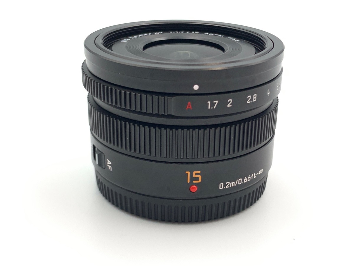 お値下げ【中古】LUMIX 単焦点レンズ 15mm/F1.7 LEICA DG SUMMILUX