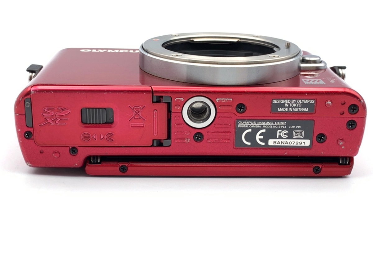 中古：B(並品)】オリンパス PEN Lite E-PL3 ボディ レッド | 2445320012896