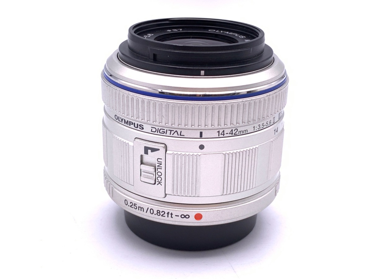 中古】オリンパス M.ZUIKO DIGITAL 14-42mm F3.5-5.6 II シルバー 在庫