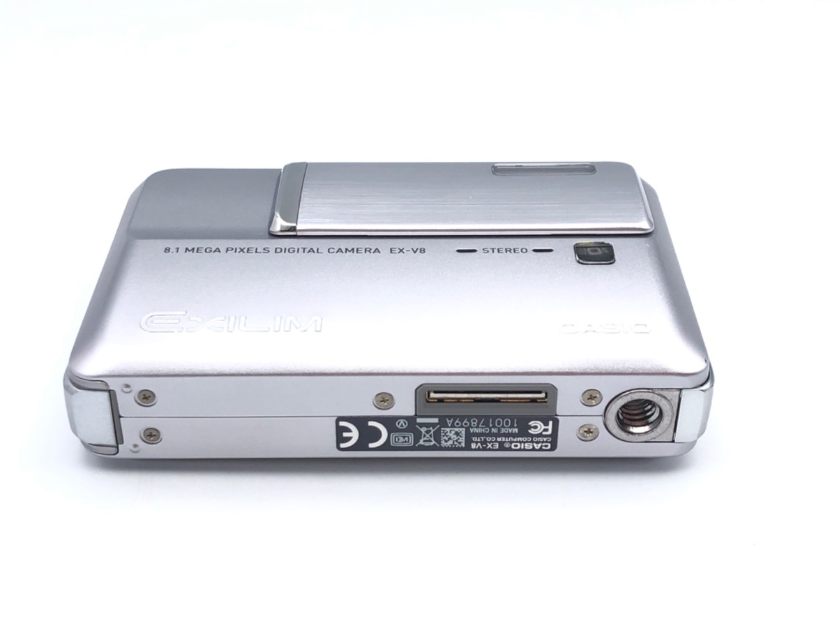 中古：B(並品)】カシオ EXILIM Hi-ZOOM EX-V8SR シルバー | 2445330014989
