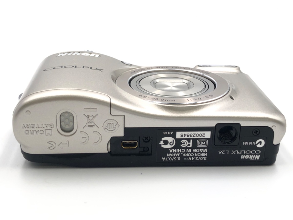 中古】ニコン COOLPIX L28 SL シルバー｜｜カメラのキタムラ