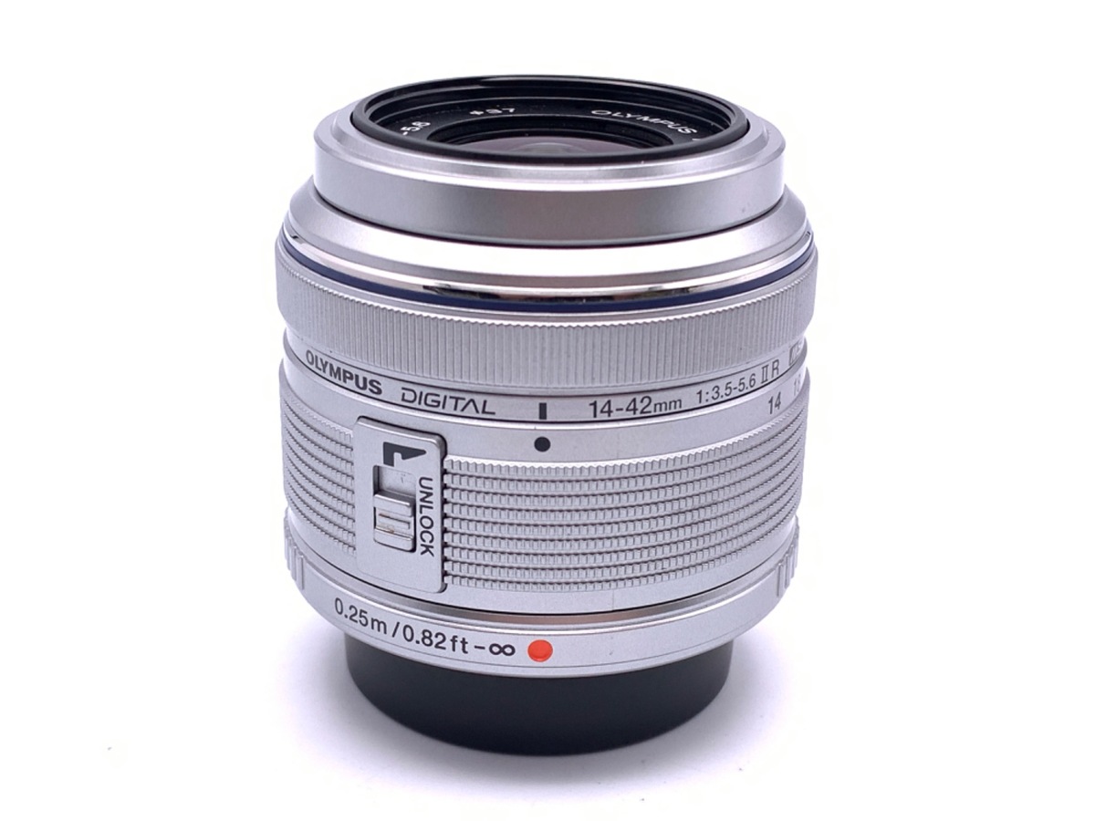 中古】オリンパス M.ZUIKO DIGITAL 14-42mm F3.5-5.6 II R シルバー