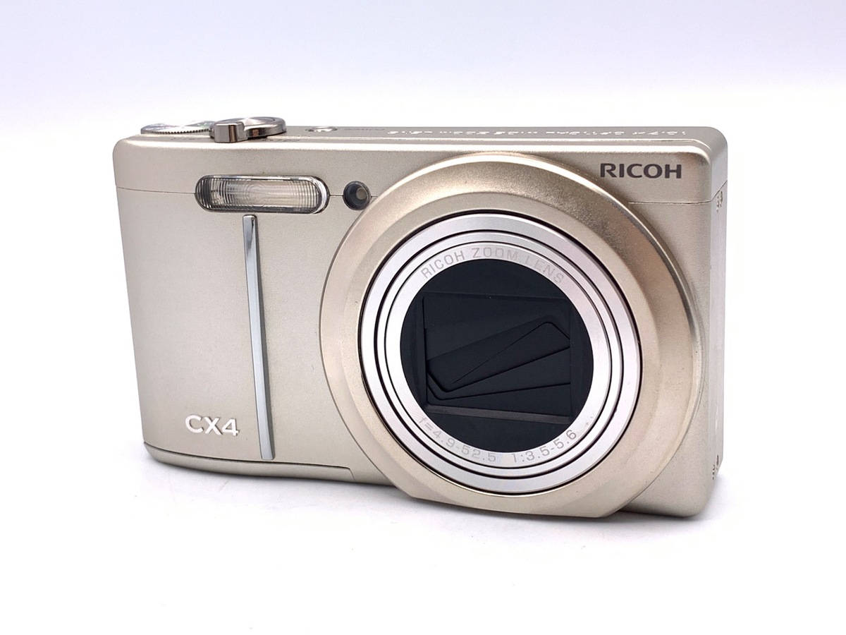 【極美品・付属品完備】リコー　RICOH CX4 シャンパンシルバー 中古：AB(良品)】リコー CX4 シャンパンシルバー | 2445340033413