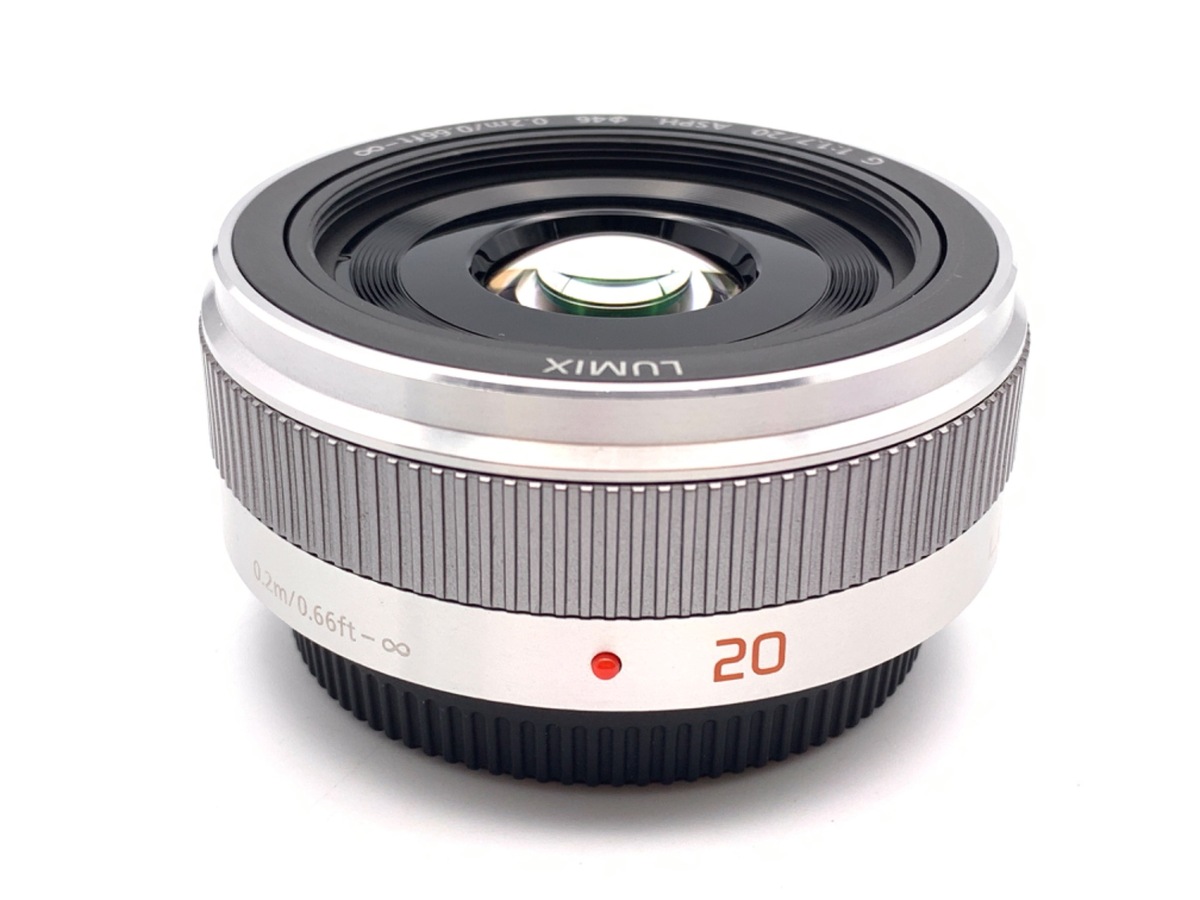 中古】パナソニック LUMIX G 20mm F1.7 II ASPH. [H-H020A] シルバー