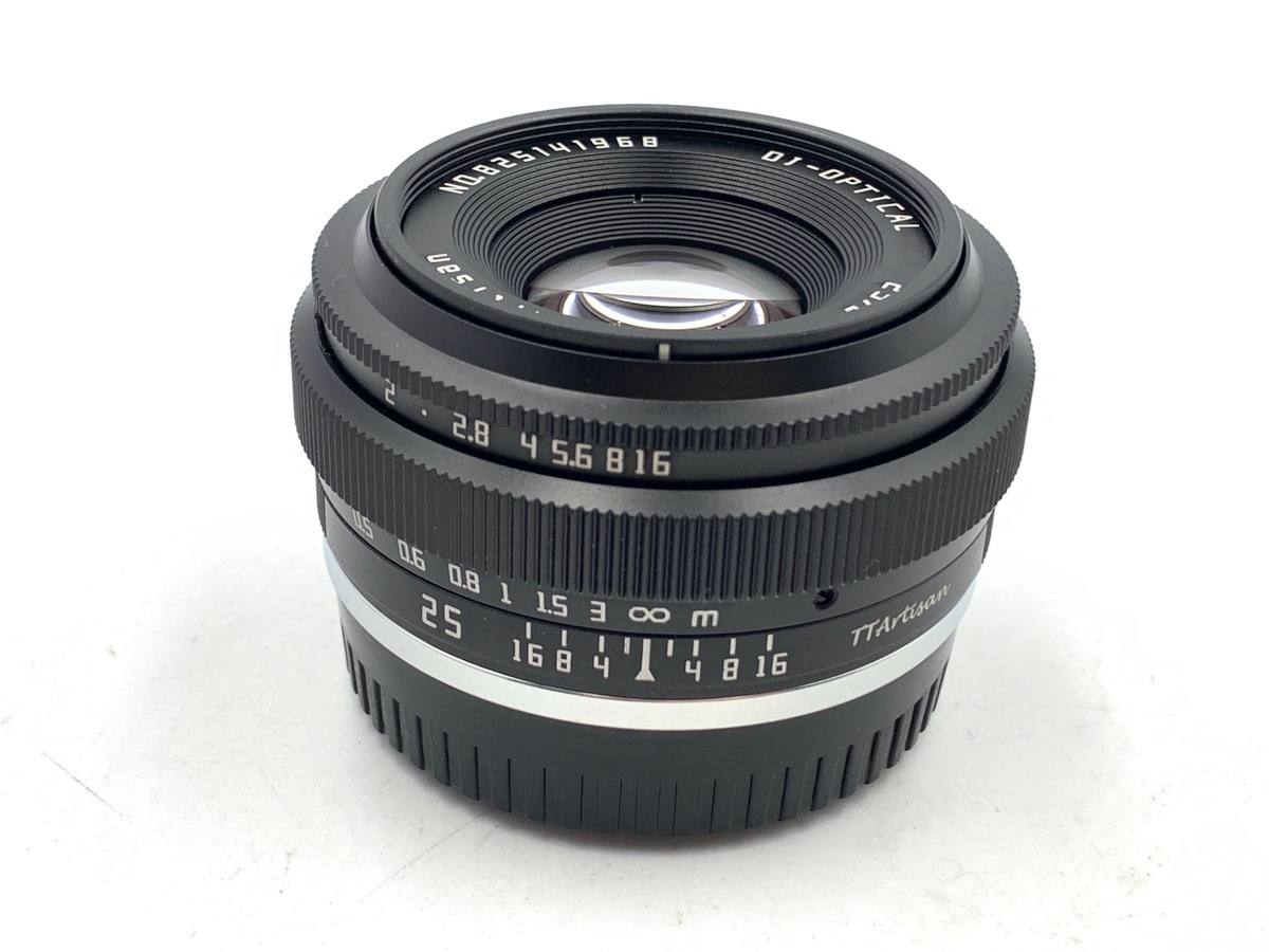 ■銘匠光学 TTArtisan 25mm f/2 C フジフイルムX用 ブラック 中古】銘匠光学 TTArtisan 25mm f/2 C フジフイルムX用 ブラック