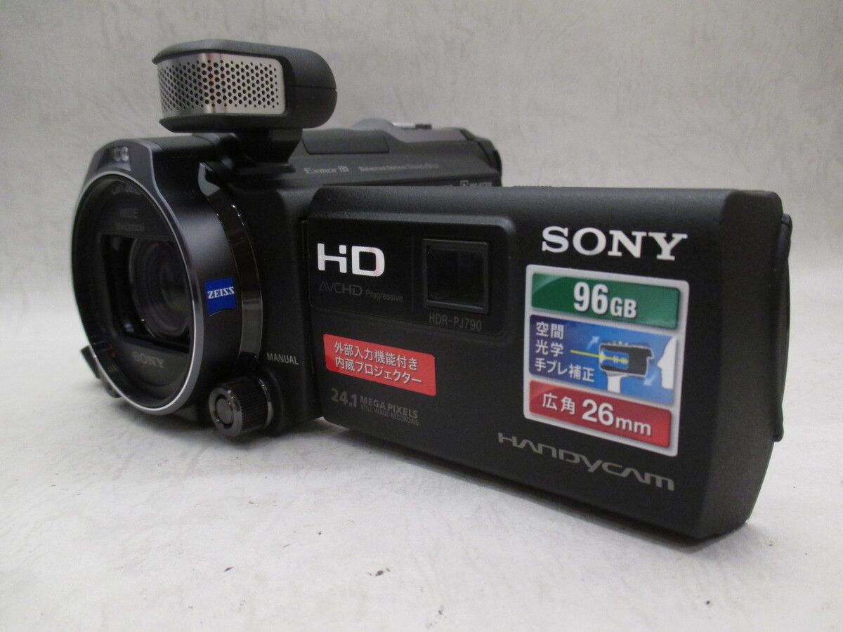 明日まで値下げ　SONY HDR-PJ790V SONY HDR-PJ790V-B HANDYCAM PJ790V Optical 10x Built-in