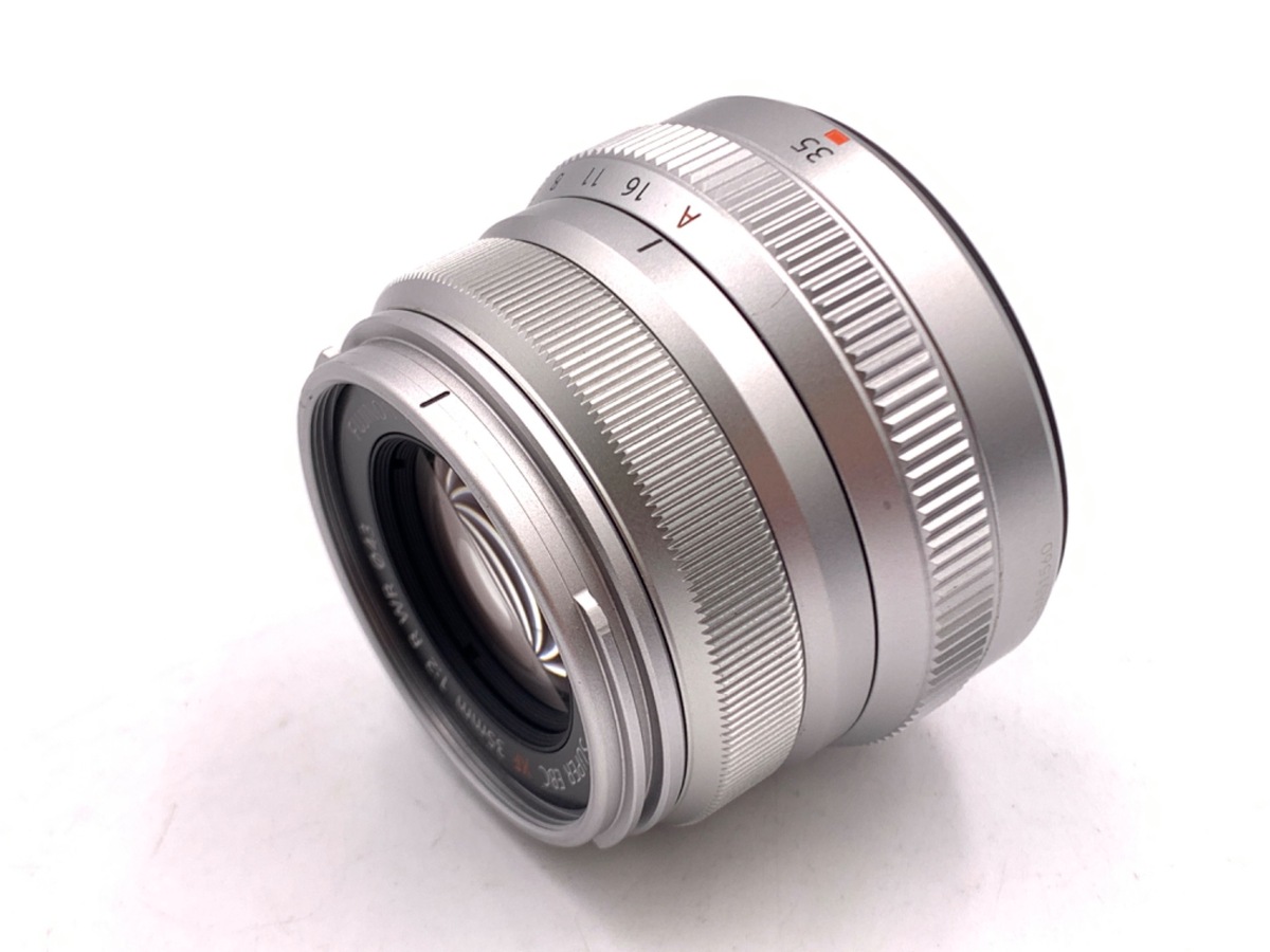 中古】フジフイルム XF35mm F2 R WR シルバー｜｜カメラの