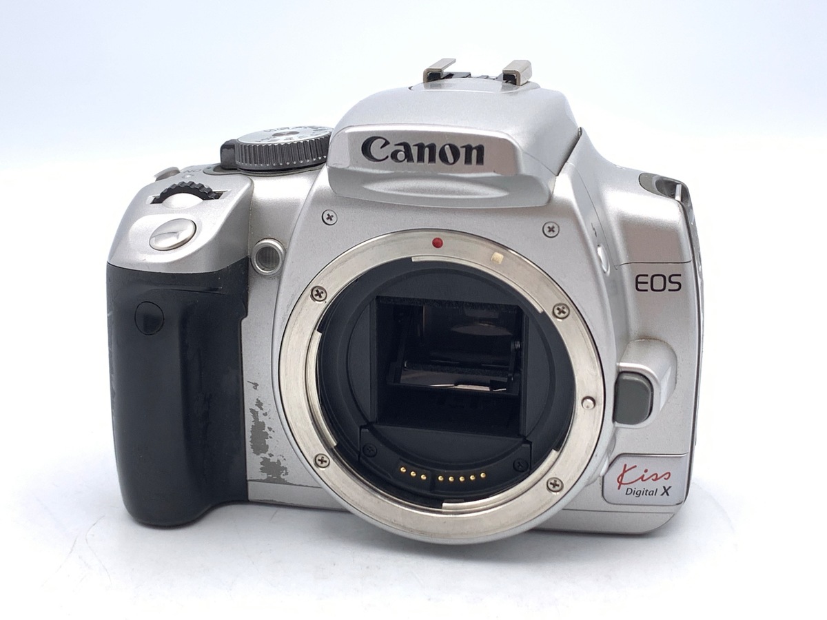 中古：C(やや難あり)】キヤノン EOS Kiss Digital X ボディ シルバー 