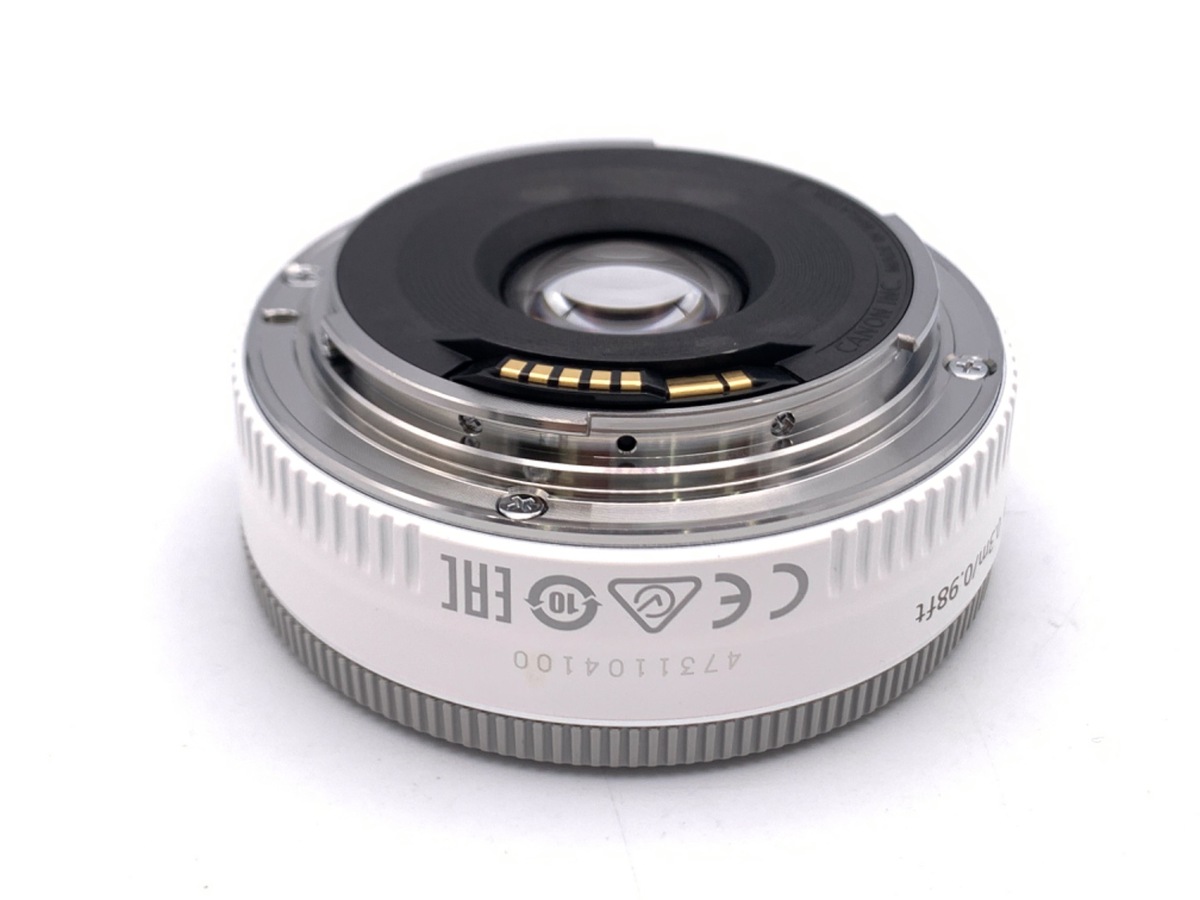 中古：AB(良品)】キヤノン EF 40mm F2.8 STM ホワイト | 2445360029526